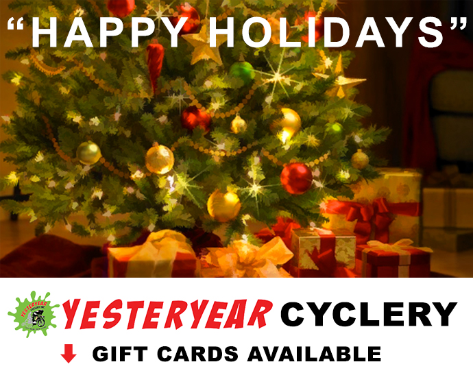 Gift Cards Available at Yesteryear cyclery