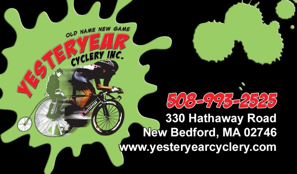 YESTERYEAR Cyclery -Gift Card, New Bedford,MA